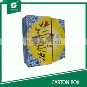 2015 YELLOW CARDBOARD CORRUGATED CARTON BOX EP02202552 thumbnail-2
