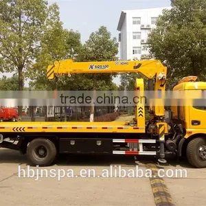 Multi-fuction Made in China Flatbed Tow Truck With Crane 4 Ton for Sale thumbnail-2
