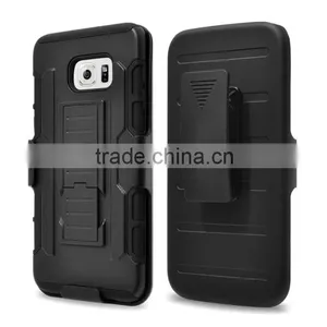 Hot Selling Hybrid Heavy Duty Rugged Armor Phone Case Cover Stand For Samsung Galaxy S7 S7 Edge thumbnail-2