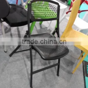 New Design Cheap Plastic Metal Folding Chair 1856 thumbnail-1