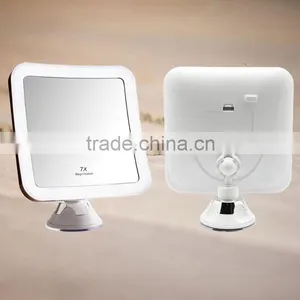 Makeup Mirror Led Lighted Powerme Bathroom Mirror Swivel Suction Mirror thumbnail-2