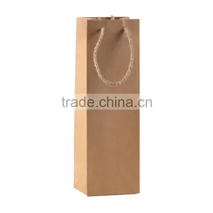 Custom Made Biodegradable Paper Wine Shopping Bags Quality Choice thumbnail-4