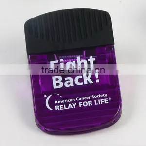 Plastic Purple Magnetic Clip, Plastic Power Clip, Promotional Magnetic Power Clip, PTMC063 thumbnail-1