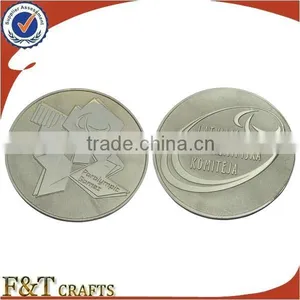 High End Producer Die Struck Sport Honner Award Gold Metal Coin for Souvenir thumbnail-1