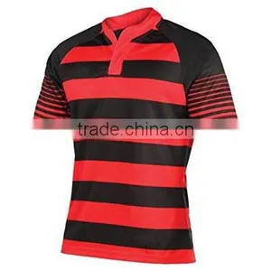High Quality New Design Rugby Shirts 2015 Men's Rugby Jersey Fabric thumbnail-2