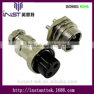 INST GX16 8pin Metal Srcew Waterproof Airplug Connector thumbnail-3