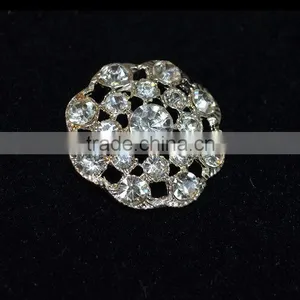 Modern Promotional Alloy Rhinestone Hand Wedding Brooch thumbnail-1
