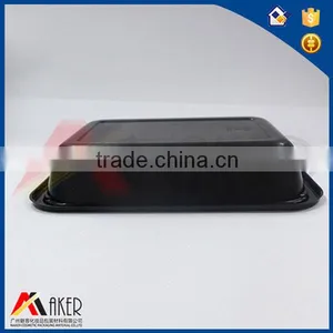 Rectangle Black CPET 100% Virgin Material Food Plastic Microwavable Tray thumbnail-3