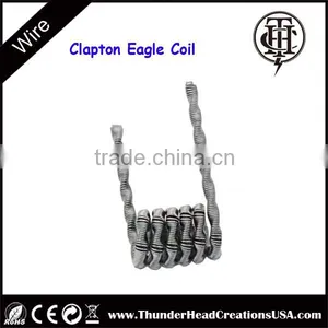 THC Fast Heating Prebuilt Clapton Eagle Coil for Rda Atomizer thumbnail-1