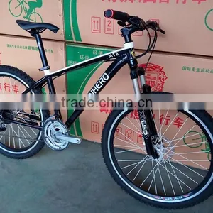 Cheap 26inch 24speed Aluminum Frame Disc Brake OEM Mountain Bicycle thumbnail-1