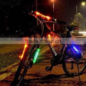 Led Flare Safety Colorful Flashing Light Flexible Stick for Bike thumbnail-2