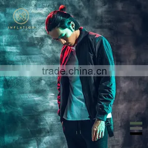 Blank Baseball Jerseys Wholesale Satin Baseball Jacket thumbnail-4