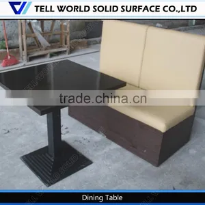 Custom Design Solid Surface Composite Marble Top Dining Table,act Now!! thumbnail-3