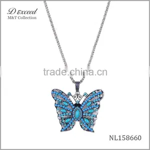 New Fashion Butterfly Pendant Necklace,floating Pendant Necklace thumbnail-3
