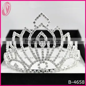 New! Unique Large Tall Ballet Prom Tiara Crown For Lady thumbnail-1