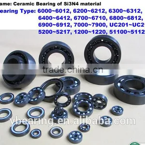 6000series Si3N4 Full Ceramic Skate Bearing Ball Bearings thumbnail-2