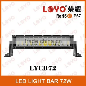 LOYO 72w Curved Led Rigid Bar Light, Curved Led Light Bar 12v thumbnail-1
