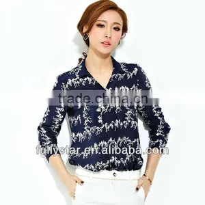 Contrast Color Printed T-shirt for Women 2016 thumbnail-1