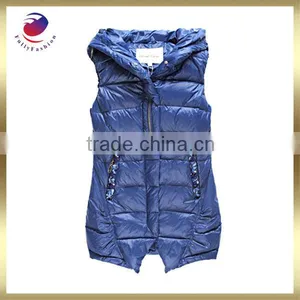 Custom Lady Sleeveless Down Vest thumbnail-1
