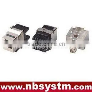STP Cat.5e Keystone Jack 180 Degree,dual IDC Type thumbnail-1