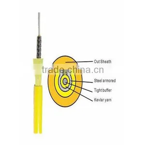Single-fiber Armored Indoor Optical Fiber Cable --- Fiber Optic Equipment thumbnail-1