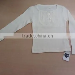 Girls Long Sleeve T.shirts in 2 x 2 Rib thumbnail-1