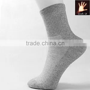 Mens Cotton Sock 5 Color Lot Pairs Solid Athletic Short Dress Mesh Socks Cosy Health thumbnail-4