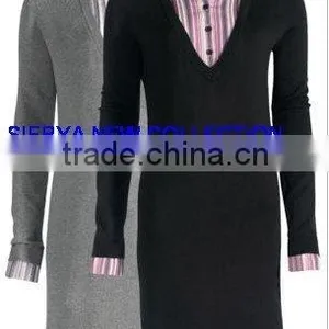 Lady's Long Dress Sweater thumbnail-1