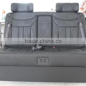 T5 Caravelle Rear Seat Conversion Customized Sofa Bed--Grey thumbnail-3