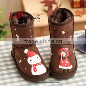 NO.U036C Hot Sales High Quality and Cheap China Baby Shoes Girl Boots thumbnail-2