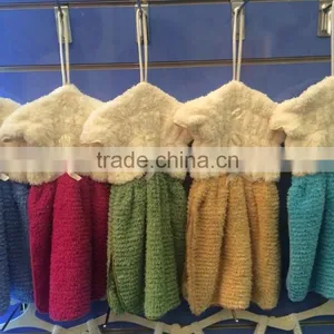Patent Super Absorbent Microfiber Hanging Hand Towel Wholesale thumbnail-1