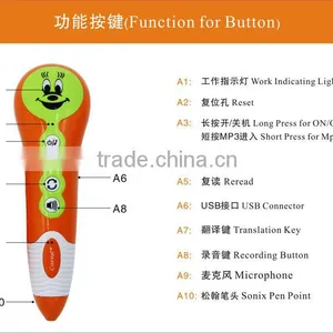 Orange Smiling Face Talking Pen Smart Toy Factory thumbnail-3