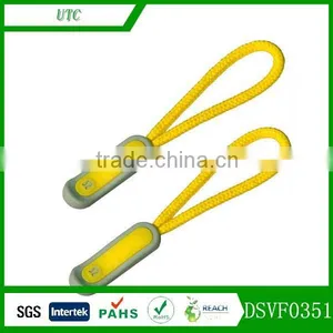 Yellow Color Zipper Puller Zipper Head With Cord for Backpack & School Bag thumbnail-1
