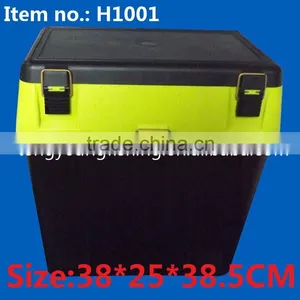 H1001 38*25*38.5CM Plastic Fishing Seat Box Cheap Chinese Made Fishing Tackle Box thumbnail-3