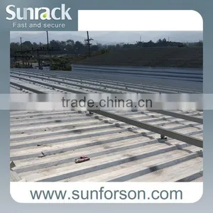PV Panel Metal Roof Solar Aluminum Mounting Brackets thumbnail-1