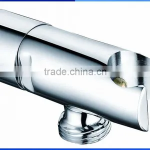 Brass Water Outlet With Wall Holder and Stop Valve Inside thumbnail-1