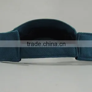 Micro Mesh Embroidery Logo Hook and Loop Closure Sun Visor Cap thumbnail-2