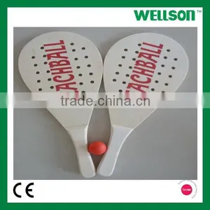 Promotional Cheaper Price Wooden Beach Racket Sets thumbnail-1