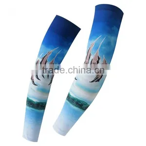 Custom Arm Sleeves Wholesale Sublimation Printing Compression Arm Sleeve thumbnail-3