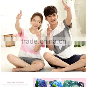 Pure Cotton Five-pointed Star Couple Pajamas thumbnail-1