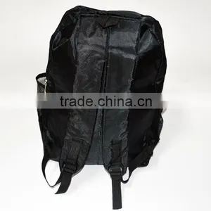Black Polyester Large Capacity Sport School Bag With Comfort Padding thumbnail-4