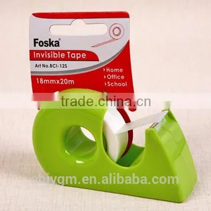 Plastic Invisible Stationery Adhesive Tape With Dispenser. thumbnail-1
