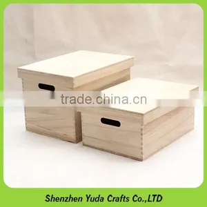 Original Wood Material Storage Box Mdf Box With Lid for Shoes thumbnail-5