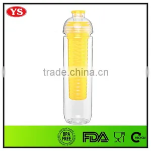 800ml Tritan Plastic Sport Drinking Water Bottle With Fruit Infuser thumbnail-5