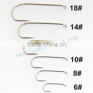 Fly Fishing Hooks High Carbon Steel Hooks Multi Sizes Hooks for Fishing thumbnail-2