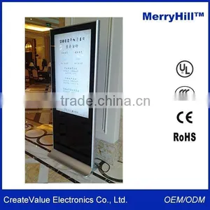 42/46/55 Inch Floor Stand 3g Wifi Multimedia Network Shopping Mall Advertising Touch Screen Kiosk thumbnail-1