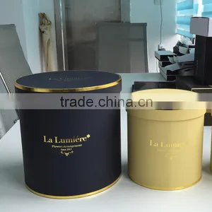 2016 Luxury Rose Delivery Round Packaging Gift Box Printing, Wholesale Flower Shipping Boxes for Sale in China thumbnail-4