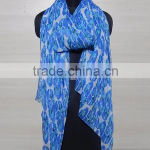 Printed Poly Chiffon Pareo thumbnail-2