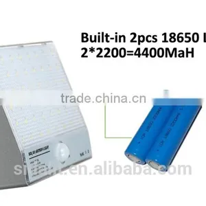 48 Led Aluminum Pad Ip65 600LM 4400mah PIR Sensor + Light Control+weak Light Solar Motion Sensor Led Outdoor Light thumbnail-4
