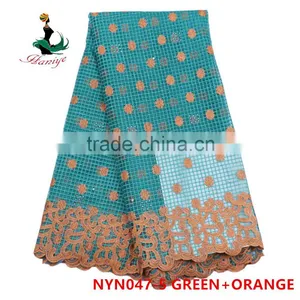 2016 Haniye African Tulle Tulle Fabric/French Lace Fabric Tulle High Quality 2016/NYN47 thumbnail-3